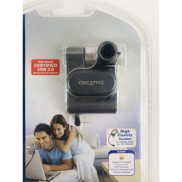 Creative Labs Live! Ultra for Notebooks Cam Video 1.3MP Webcam USB 2.0 - Picture 2 of 9
